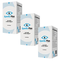 Paquete de 3 botes de Eyevita Plus, oferta estándar